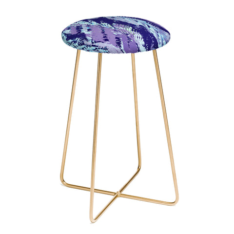 Rosie Brown Amethyst Ferns Counter Stool