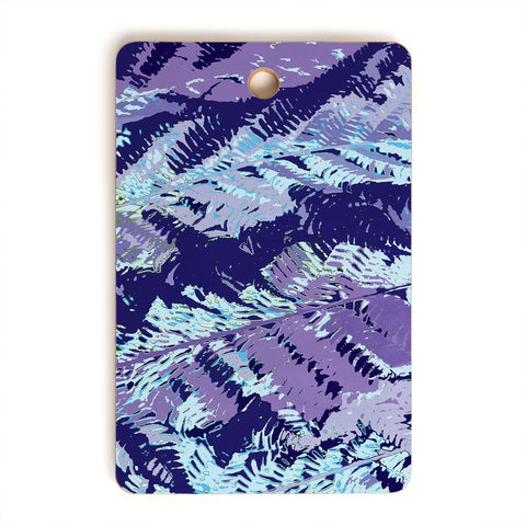 Rosie Brown Amethyst Ferns Cutting Board Rectangle