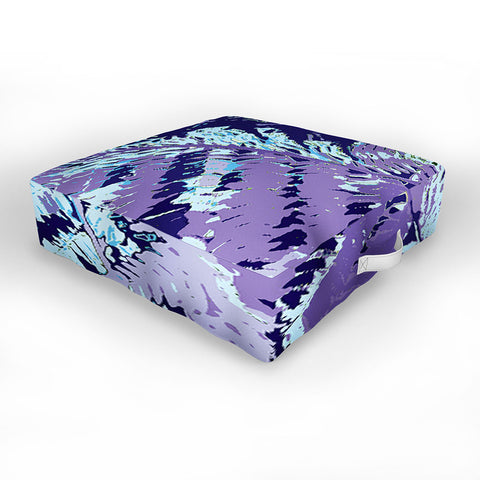 Rosie Brown Amethyst Ferns Outdoor Floor Cushion