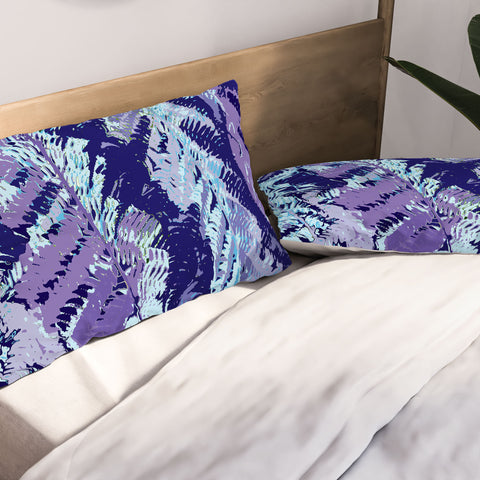 Rosie Brown Amethyst Ferns Pillow Shams