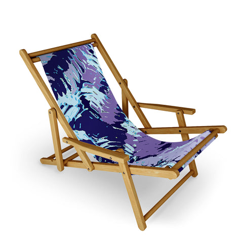 Rosie Brown Amethyst Ferns Sling Chair
