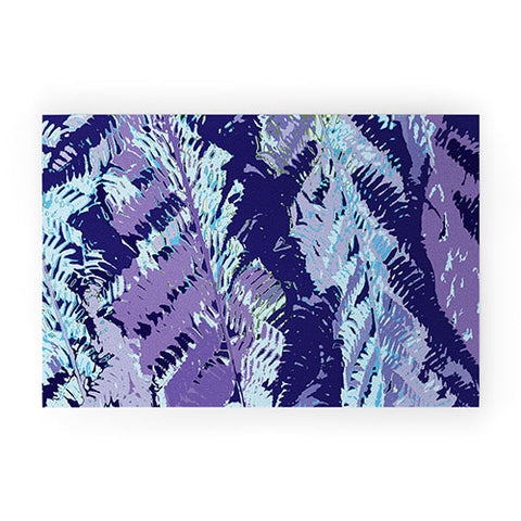Rosie Brown Amethyst Ferns Welcome Mat