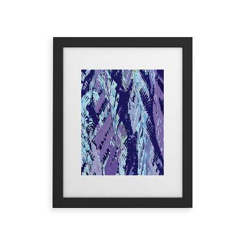 Rosie Brown Amethyst Ferns Framed Art Print