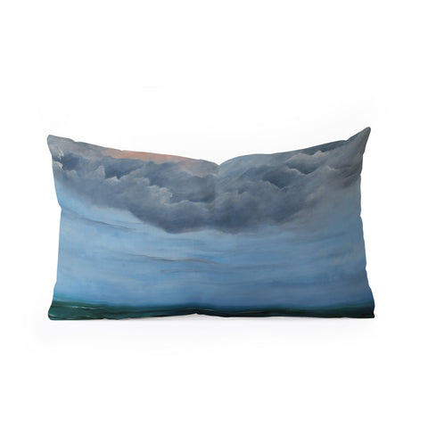 Rosie Brown And Then It Rained Oblong Throw Pillow