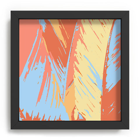 Rosie Brown Art Deco Palms Recessed Framing Square