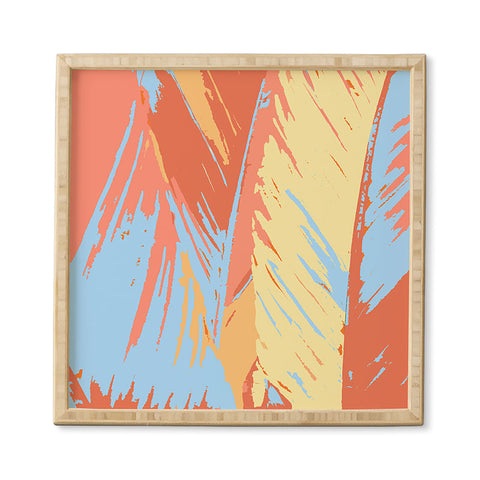Rosie Brown Art Deco Palms Framed Wall Art