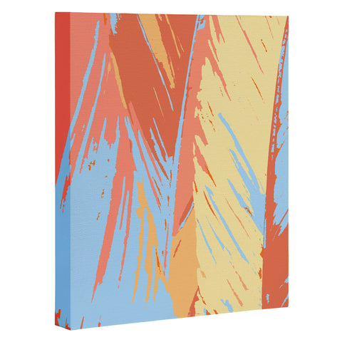 Rosie Brown Art Deco Palms Art Canvas
