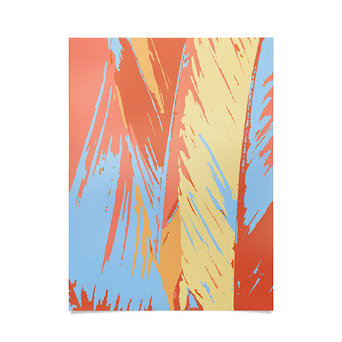 Rosie Brown Art Deco Palms Poster