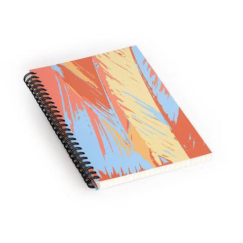 Rosie Brown Art Deco Palms Spiral Notebook