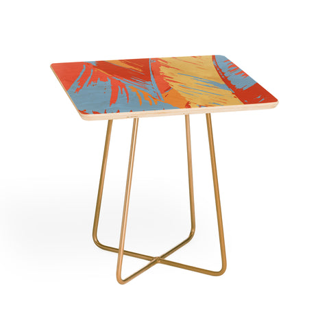 Rosie Brown Art Deco Palms Side Table