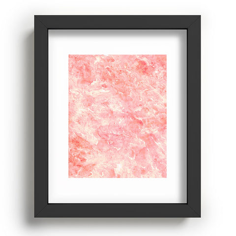 Rosie Brown Art Deco Pink Recessed Framing Rectangle