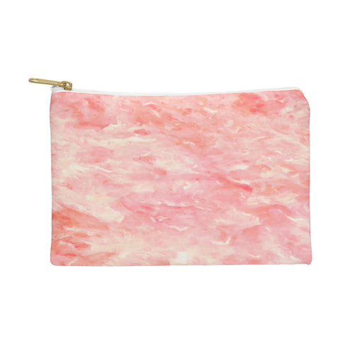 Rosie Brown Art Deco Pink Pouch