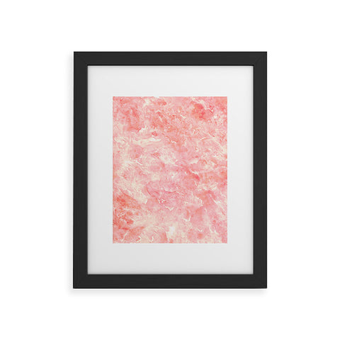 Rosie Brown Art Deco Pink Framed Art Print