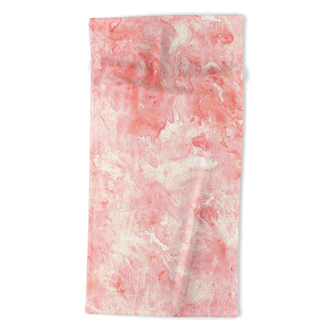Rosie Brown Art Deco Pink Beach Towel