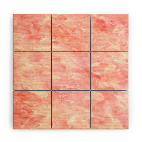 Rosie Brown Art Deco Pink Wood Wall Mural