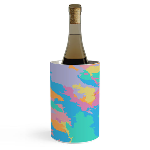 Rosie Brown Art Map Wine Chiller