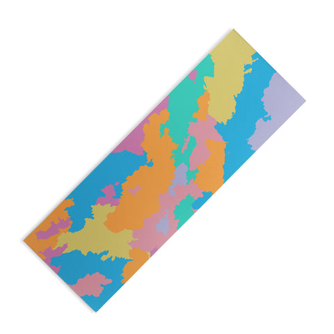 Rosie Brown Art Map Yoga Mat