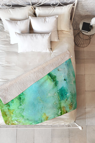 Rosie Brown Atlantis Fleece Throw Blanket