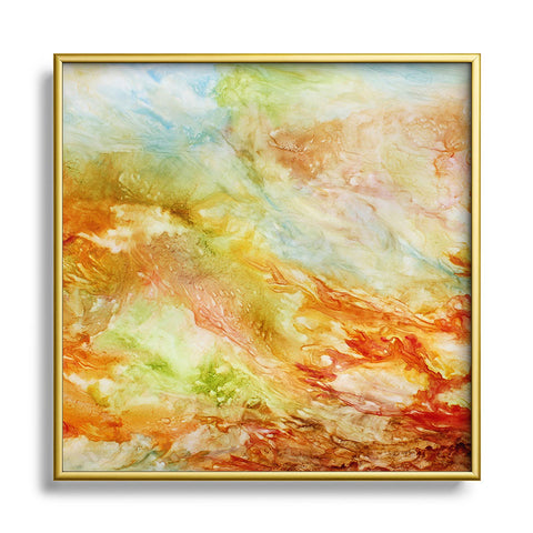 Rosie Brown Autumn Breezes Metal Square Framed Art Print