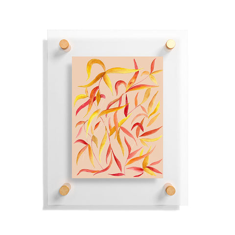 Rosie Brown Autumn Leaves Floating Acrylic Print