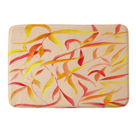 Rosie Brown Autumn Leaves Memory Foam Bath Mat