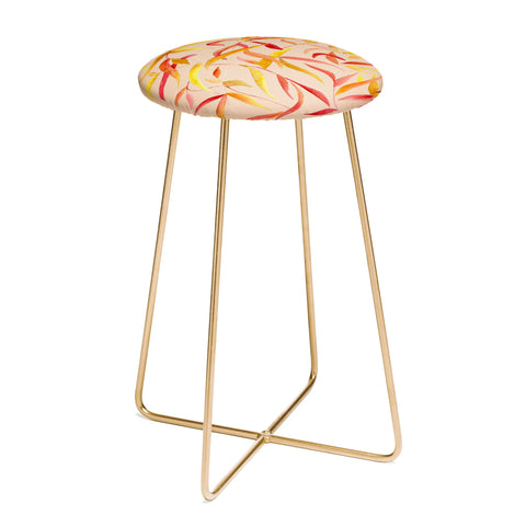 Rosie Brown Autumn Leaves Counter Stool