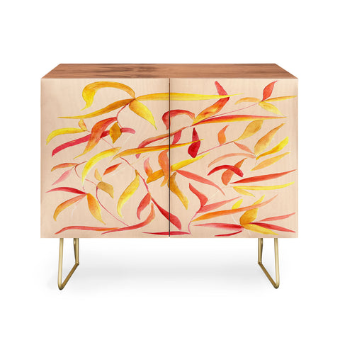 Rosie Brown Autumn Leaves Credenza