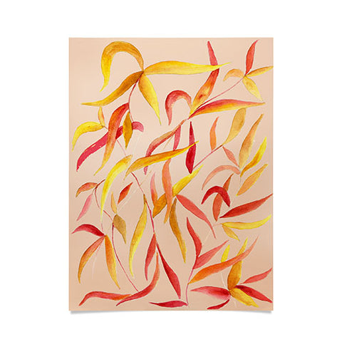 Rosie Brown Autumn Leaves Poster
