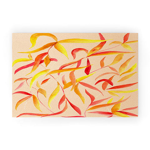 Rosie Brown Autumn Leaves Welcome Mat