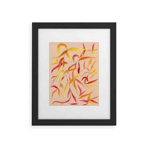 Rosie Brown Autumn Leaves Framed Art Print