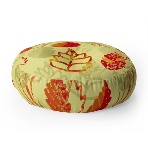 Rosie Brown Autumn Splendor Floor Pillow Round