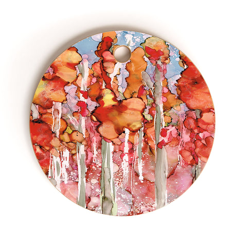 Rosie Brown Awesome Autumn Cutting Board Round