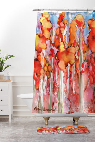 Rosie Brown Awesome Autumn Shower Curtain And Mat