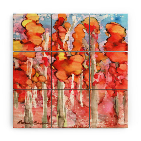 Rosie Brown Awesome Autumn Wood Wall Mural