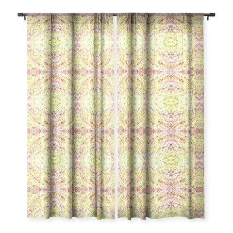 Rosie Brown Ball Pit Sheer Window Curtain