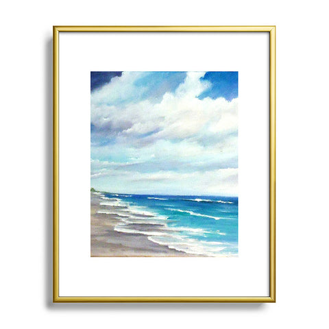 Rosie Brown Beach 1 Metal Framed Art Print