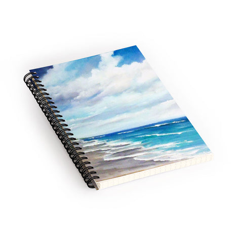 Rosie Brown Beach 1 Spiral Notebook