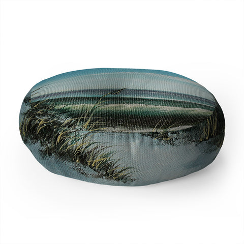 Rosie Brown Beach Dunes Floor Pillow Round