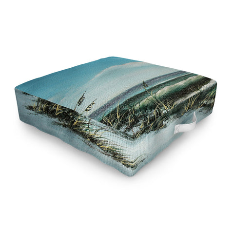 Rosie Brown Beach Dunes Outdoor Floor Cushion