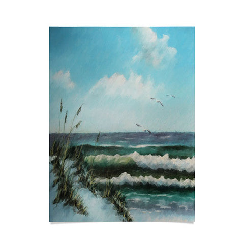 Rosie Brown Beach Dunes Poster