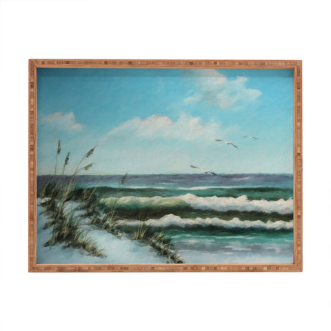 Rosie Brown Beach Dunes Rectangular Tray