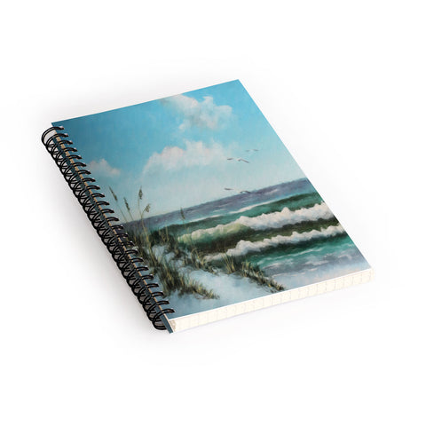 Rosie Brown Beach Dunes Spiral Notebook