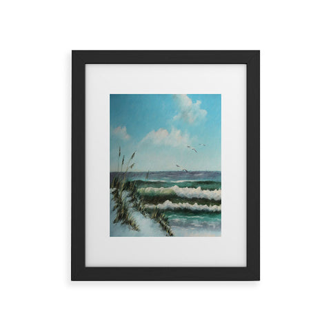 Rosie Brown Beach Dunes Framed Art Print