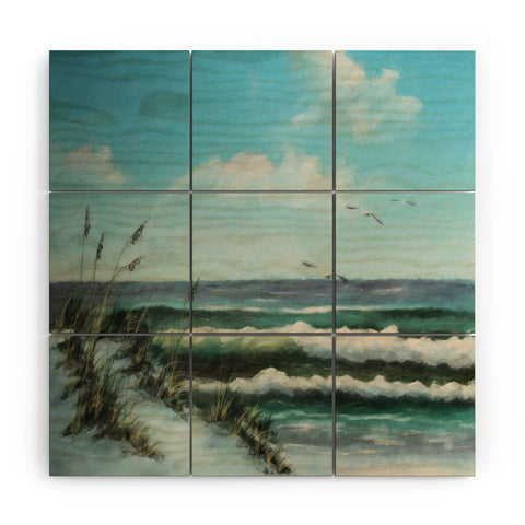 Rosie Brown Beach Dunes Wood Wall Mural