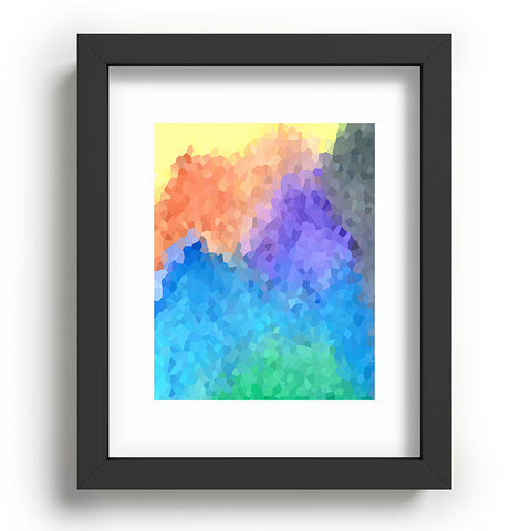 Rosie Brown Beach Glass Recessed Framing Rectangle