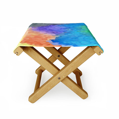 Rosie Brown Beach Glass Folding Stool