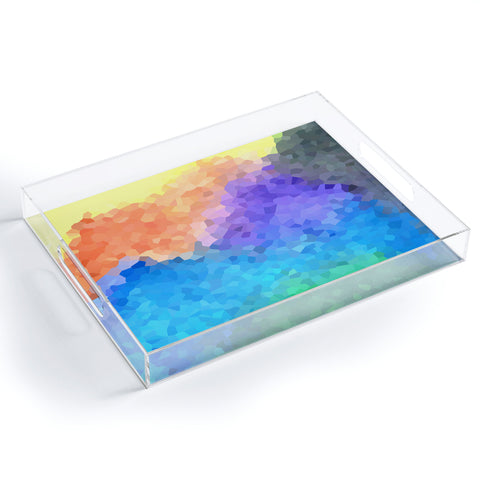 Rosie Brown Beach Glass Acrylic Tray