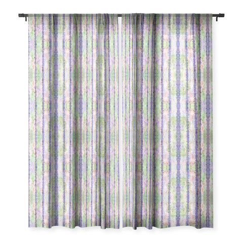 Rosie Brown Between The Lines Sheer Window Curtain