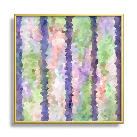 Rosie Brown Between The Lines Square Metal Framed Art Print