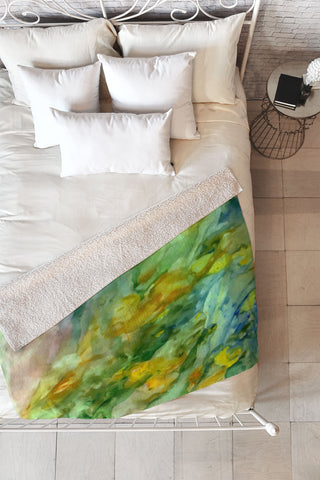 Rosie Brown Beyond The Sea Fleece Throw Blanket